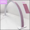Lampada Grande ad Arco Swarovski Pink
