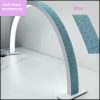 Lampada ad arco grande Swarovski Blue