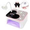 Lampada UV/LED 288W – 45 LED + Mini Torcia LED Inclusa ROSA