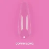 LUNA - GEL TIPS - LONG COFFIN  - 500pcs
