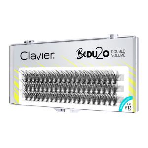 CLAVIER - CIGLIA A CIUFFETTI - DOPPIO VOLUME - BEDU2O - 13mm