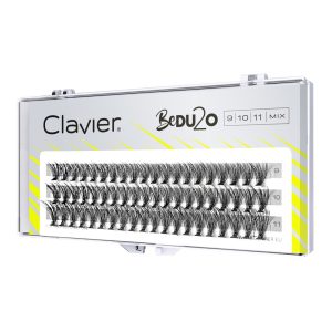 CLAVIER - CIGLIA A CIUFFETTI -DOPPIO VOLUME- BEDU2O -MIX 9-10-11