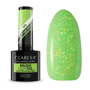 CLARESA - BRUSH EASY GEL GLITTER PISTACHIO - 5gr