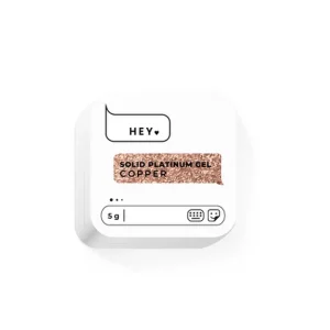 HEY LOVE - SOLID PLATINUM GEL - COPPER  - 5gr
