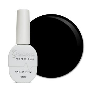 SAGA Professional - GEL POLISH BLACK - 10ml
