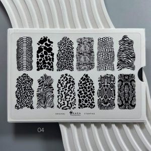 SAGA - PIASTRA PER STAMPING n.04 - SKIN