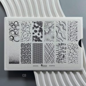 SAGA - PIASTRA PER STAMPING n.03 - ABSTRACTIONS