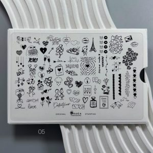 SAGA - PIASTRA PER STAMPING n.05 - LOVE
