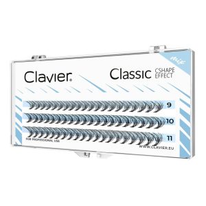CLAVIER - CIGLIA A CIUFFETTI - CLASSIC - MIX 9/10/11mm