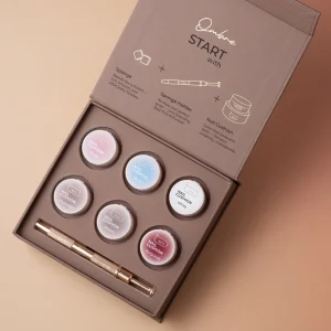 HEY LOVE - NAIL CUSHION SET BROWN - 6 COLOURS