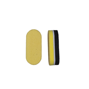 Mini Buffer Mattoncini Nero/Giallo