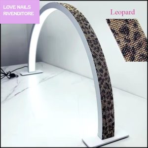 Lampada ad arco grande Swarovski Leopard