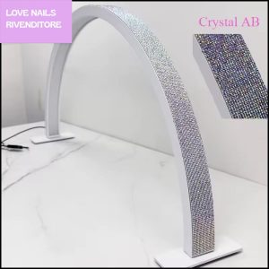 Lampada ad arco grande Swarovski Crystal