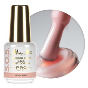 MOLLY NAILS - BASE SOS ANTIDOTUM - ROSY MIST - PRO SALON 15gr