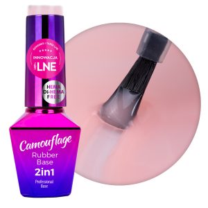 Base Rubber 2in1 CAMOUFLAGE Nectarine Nude 10ml Molly Lac