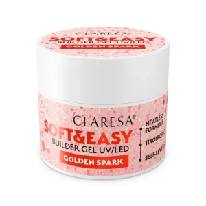 CLARESA - Soft&Easy Builder Gel - GOLDEN SPARK - 45ml