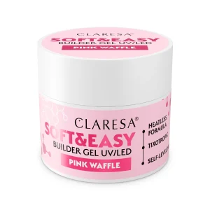 CLARESA - Soft&Easy Builder Gel - PINK WAFFLE - 12ml
