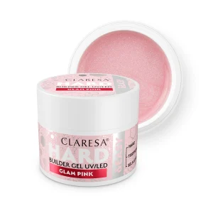 CLARESA - HARD & EASY BUILDER GEL - GLAM PINK- 12gr