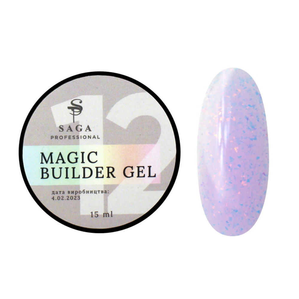 SAGA Professional - BUILDER GEL MAGIC n.12 - 15ml - immagine 4