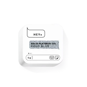 HEY LOVE - SOLID PLATINUM GEL - COLD BLUE- 5gr