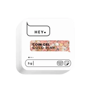 HEY LOVE - COIN GEL - GOLD PINK - 5gr