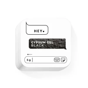 HEY LOVE - GYPSUM GEL BLACK- 5gr