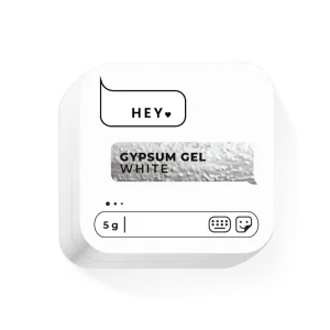 HEY LOVE - GYPSUM GEL WHITE - 5gr