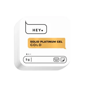 HEY LOVE - SOLID PLATINUM GEL - GOLD - 5gr