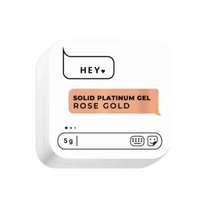 HEY LOVE - SOLID PLATINUM GEL - ROSE GOLD - 5gr