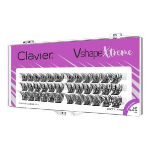 CLAVIER - CIGLIA A CIUFFETTI - VSHAPE XTREME - MIX 10/11/12mm