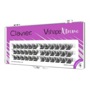 CLAVIER - CIGLIA A CIUFFETTI - VSHAPE XTREME - 10mm