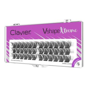 CLAVIER - CIGLIA A CIUFFETTI - VSHAPE XTREME - 13mm