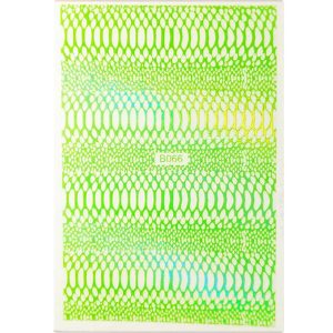 Sticker Snake Green B066