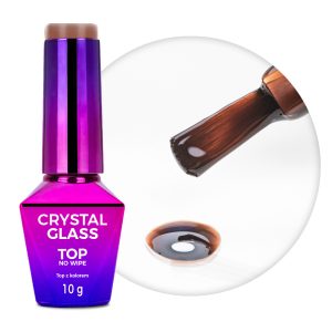 MOLLY NAILS - TOP CRYSTAL GLASS - CHOCOLATE - 10ml