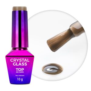 MOLLY NAILS - TOP CRYSTAL GLASS - LIGHT BROWN  - 10ml