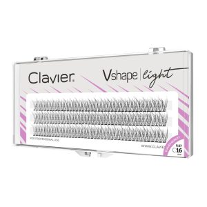 CLAVIER - CIGLIA A CIUFFETTI - VSHAPE LIGHT - 16mm